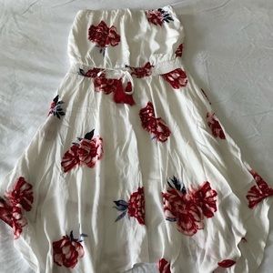 Strapless summer dress